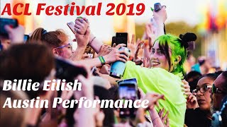 Billie Eilish Performance In Austin Texas at ACL Festival 2019