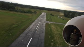 Blimp Landing In A Field - Inside Gondola View || Solberg, New Jersey N51 || ABC A60R Airship