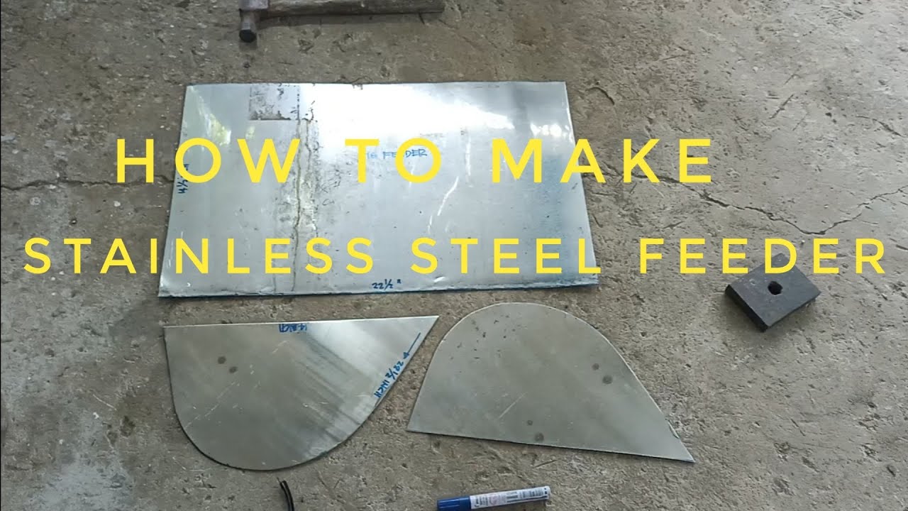 Pag assemble ng stainless Hog Feeder