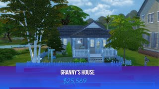 I built a cottage for a granny in the Sims 4!