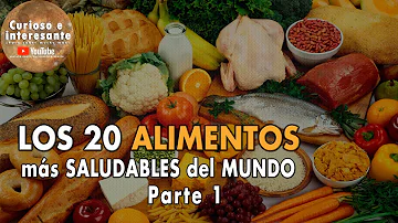 ¿Cuáles son los 10 tipos de alimentos?