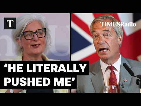 Farage 'Shoves' Lib Dem MP : 'He Pushed Me Hard To One Side, And Barged Past ' | Caroline Voaden