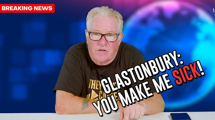 Jim Davidson - Glastonbury: You Make Me SICK!
