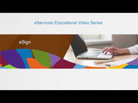 Prospera CU eServices Educational Video Series - eSign