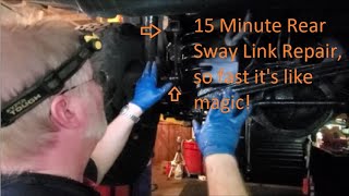 15 minute rear sway bar link repair 05 Hummer H2 Rear Lateral Link