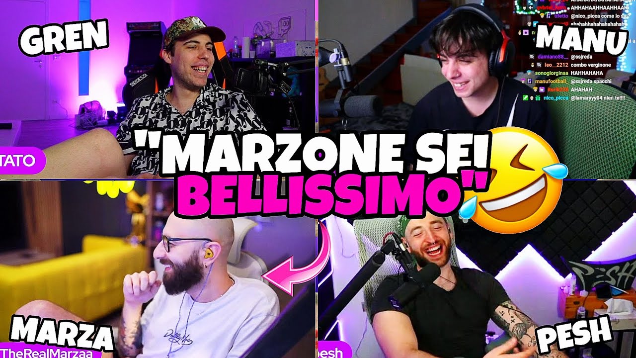 BELLISSIMA CHIACCHIERATA CON MARZA, MANUUXO E PESH!!🤣🎪