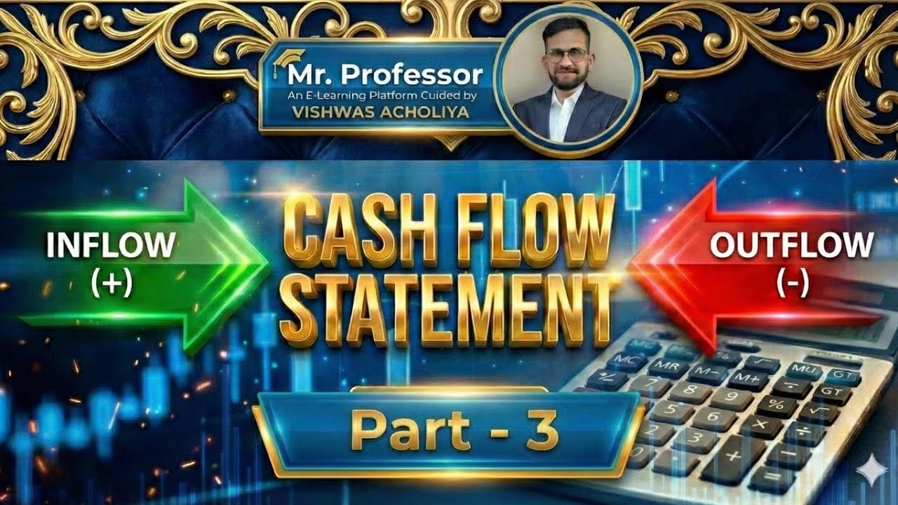 3. Class 12 Accountancy 💰 | Cash Flow Statement ) | CBSE & RBSE