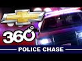 Caught on Tape: Police Cruiser (Chevy Tahoe) Pursues Fugitive in 360°