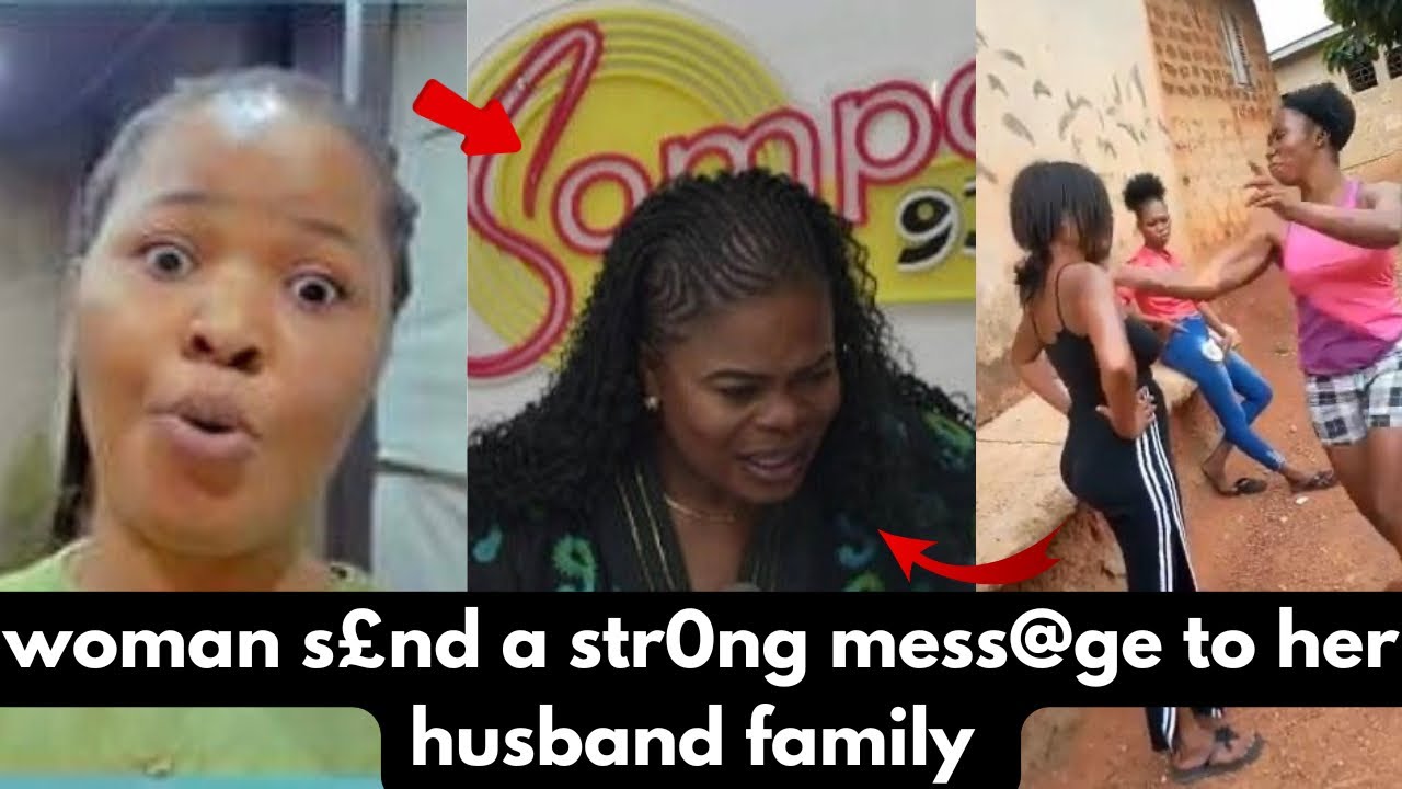See how woman send a $trong message to her husband fam!ly