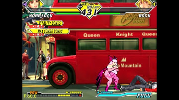 CAPCOM VS SNK 2 Mark Of The Millennium 2001 - Morrigan Gameplay