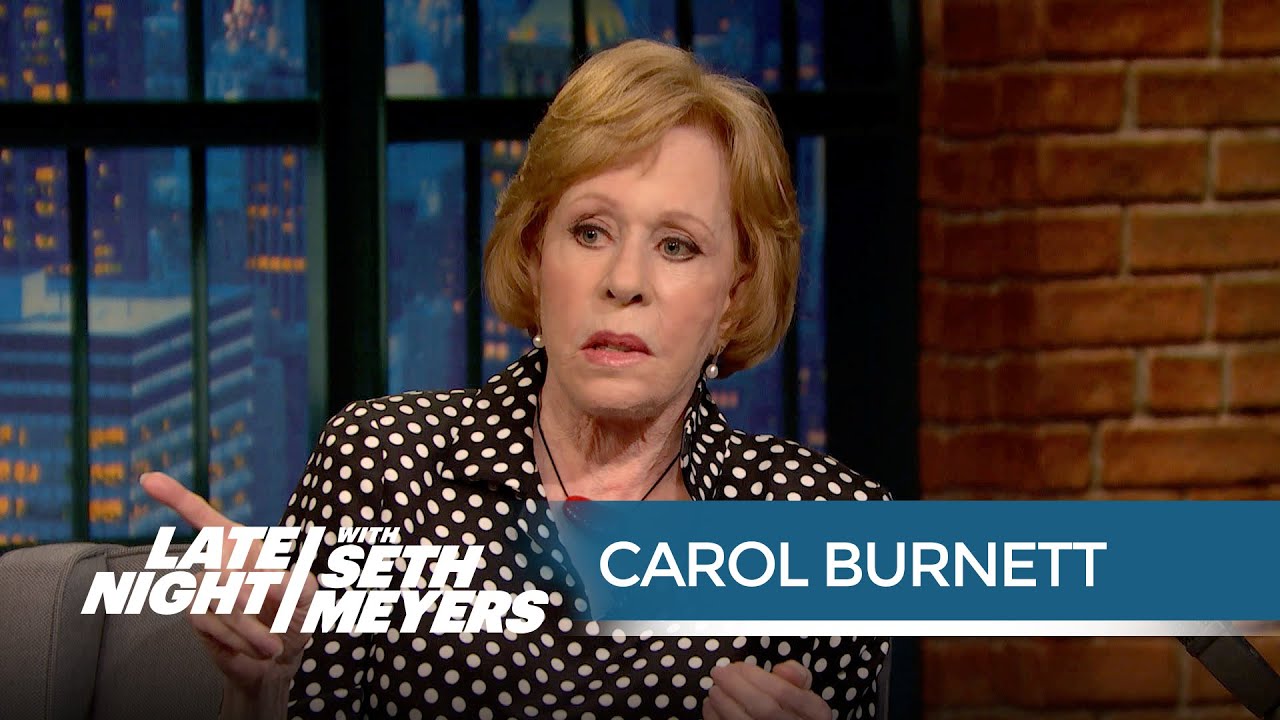 Carol Burnett's Annie On-Set Mishap - Late Night with Seth Meyers