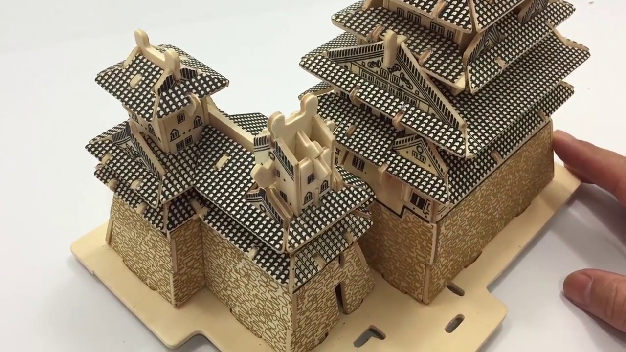 DIY Miniature Himeiji-jo ~ 3D Woodcraft Construction Kit ...
