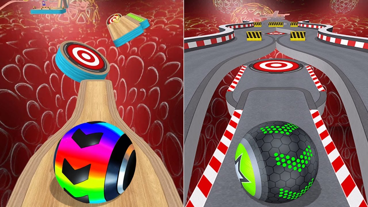 🛑 Going Balls VS Going Ball PUT ON BIG UPDATE Portal Run Tiktok Gameplay SpeedRun Hard Levels tzkrys