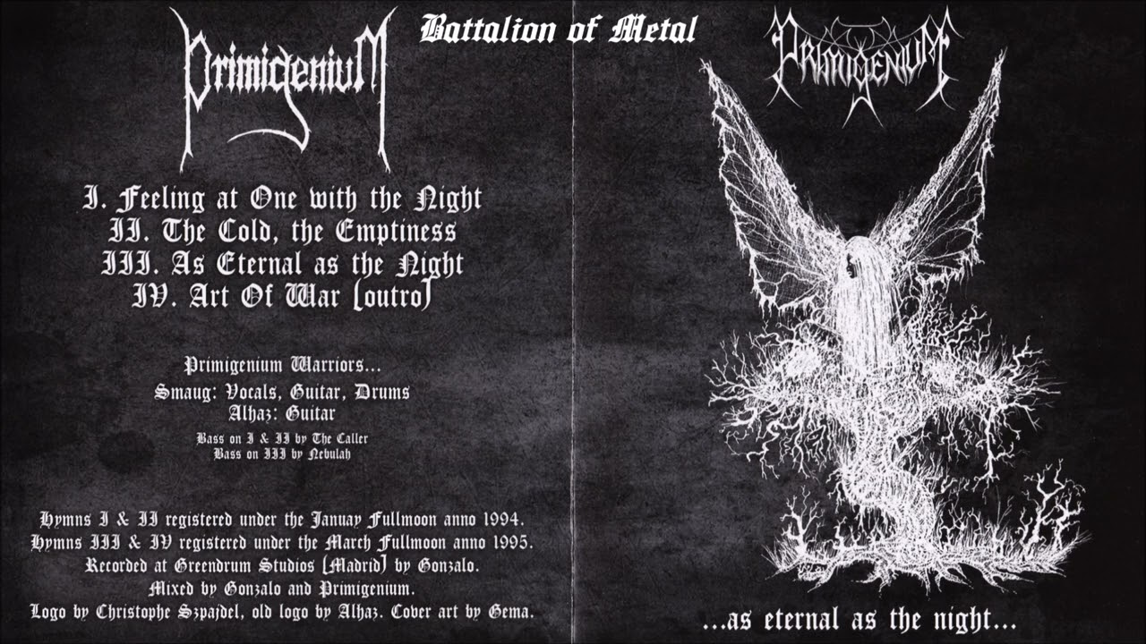 PRIMIGENIUM - As Eternal as the Night (FULL DEMO) Spain - YouTube