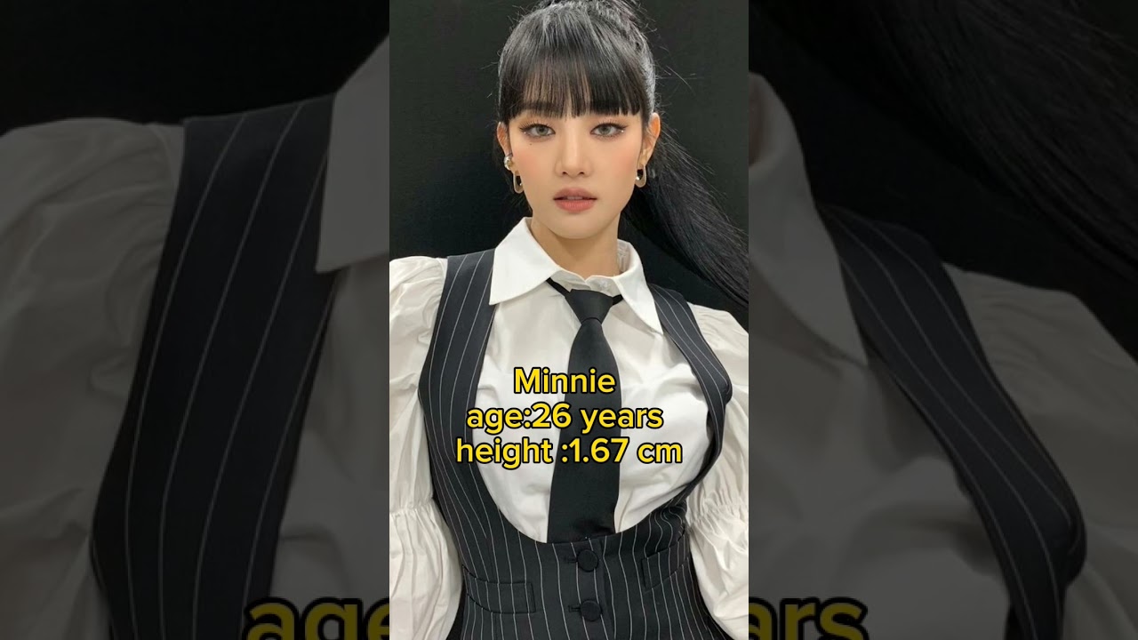 G-idle members age and height 💖