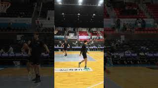 試合前のウォーミングアップ🔥 #京都ハンナリーズ #バスケ #basketball #kyoto