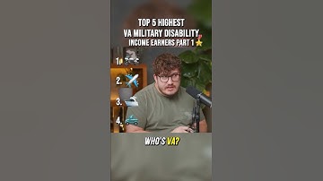 Highest VA Military Disability Income Earners