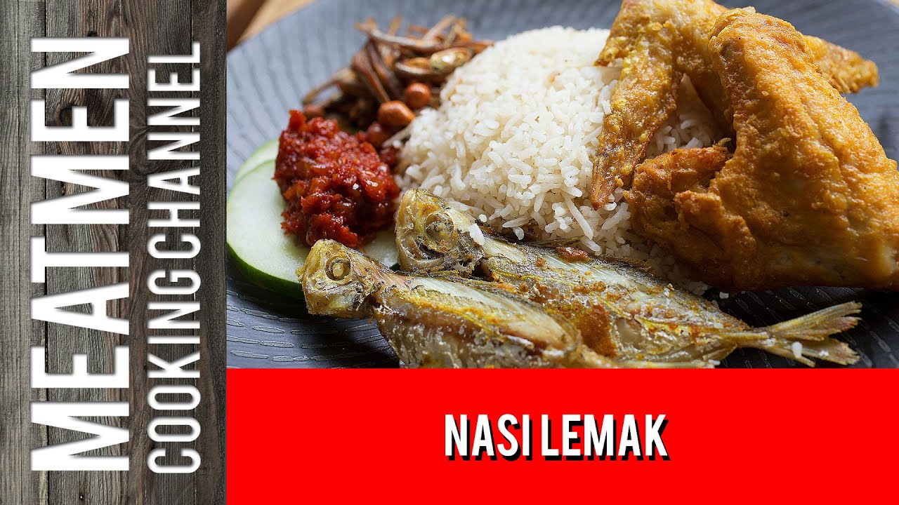 Nasi Lemak with Sambal Recipe - 椰浆饭