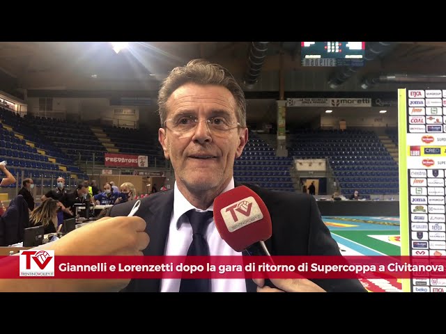 Giannelli e Lorenzetti dopo il Golden set di Supercoppa a Civitanova