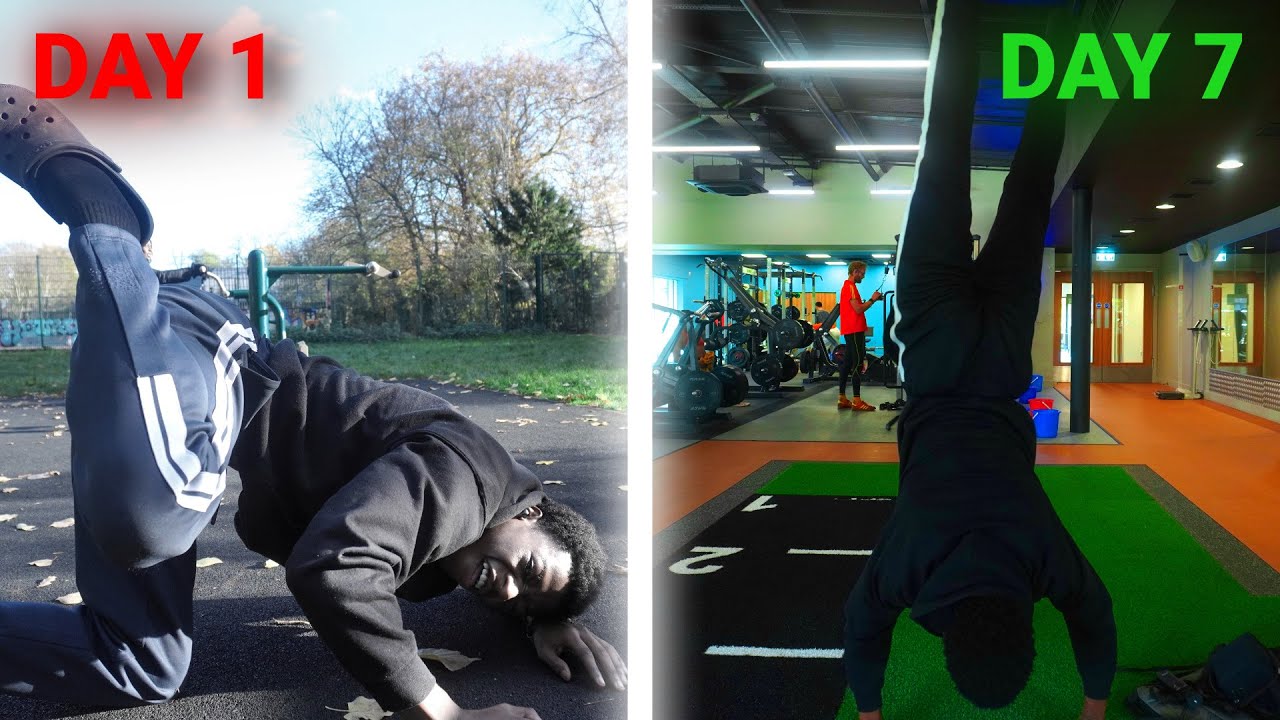 I learned the HANDSTAND in 7 days