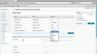 Advanced Custom Fields - WordPress Plugin - 1. Create Fields