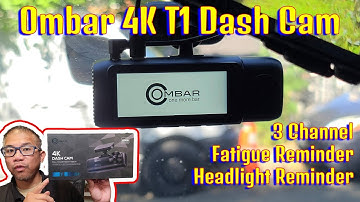 How to install Ombar 4K 3 Channel Dash Cam T1