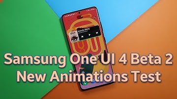 Samsung One UI 4 Beta 2 - New Animations Test!