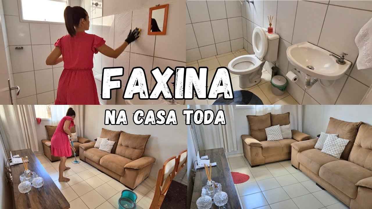 FAXINA NO BANHEIRO E NA CASA 🧼✨ | ROTINA REAL DE DONA DE CASA