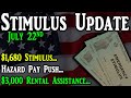 2nd Stimulus Check Update: $1680 Stimulus | Hazard Pay Push | $3,000 Rental Assistance