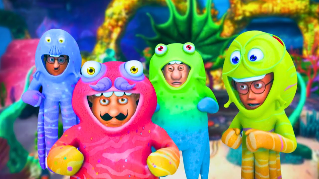 Motu நீருக்கடியில் உலகத்தைக் கண்டு ஆச்சரியப்பட்டேன். | Motu Patlu in Octupus World