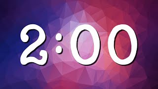 2 Minute Countdown Timer
A simple 2 minute countdown timer with an alarm sound at the end.
Timestamps for your convenience:
0:00 - 2 minutes remaining
0:30 - 1 minute and 30 seconds remaining
1:00 - 1 minute remaining
1:30 - 30 seconds remaining
1:45 - 15 seconds remaining
2:00 - End of video
๐ Mesh background with triangles polygon image is sourced from DavidRockDesign on Pixabay at: https://pixabay.com/vectors/mesh-background-triangles-polygon-1430108/
Let me know what you use the timer for!
Support the channel by liking and subscribing ๐
#timer #timercountdown #timerchannel #countdown #twitch #Meditation #Classroom #Study #Relax #Productivity #Focus #Motivation #Online #Break #RAD #RADtimer #RADcountdown #2minute #2min 2 Minute Countdown Timer