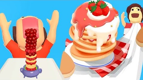 Pancake Run | New All levels mobile game ios,Android trailer update gameplay walktrthough #3