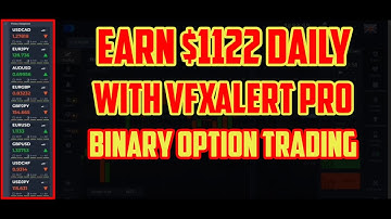 Earn $1122 Daily - With Vfxalert Pro Signals - Binary Option Trading