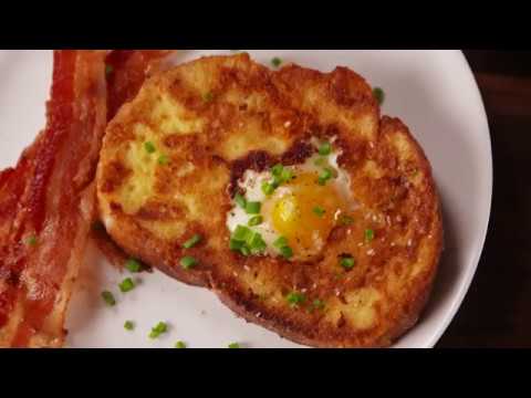 French Toast Egg In A Hole | Delish