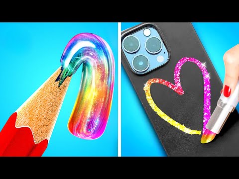 Paint Like Magic! Awesome Art Hacks In Minutes 💖 Viral Tricks By 123go! Like