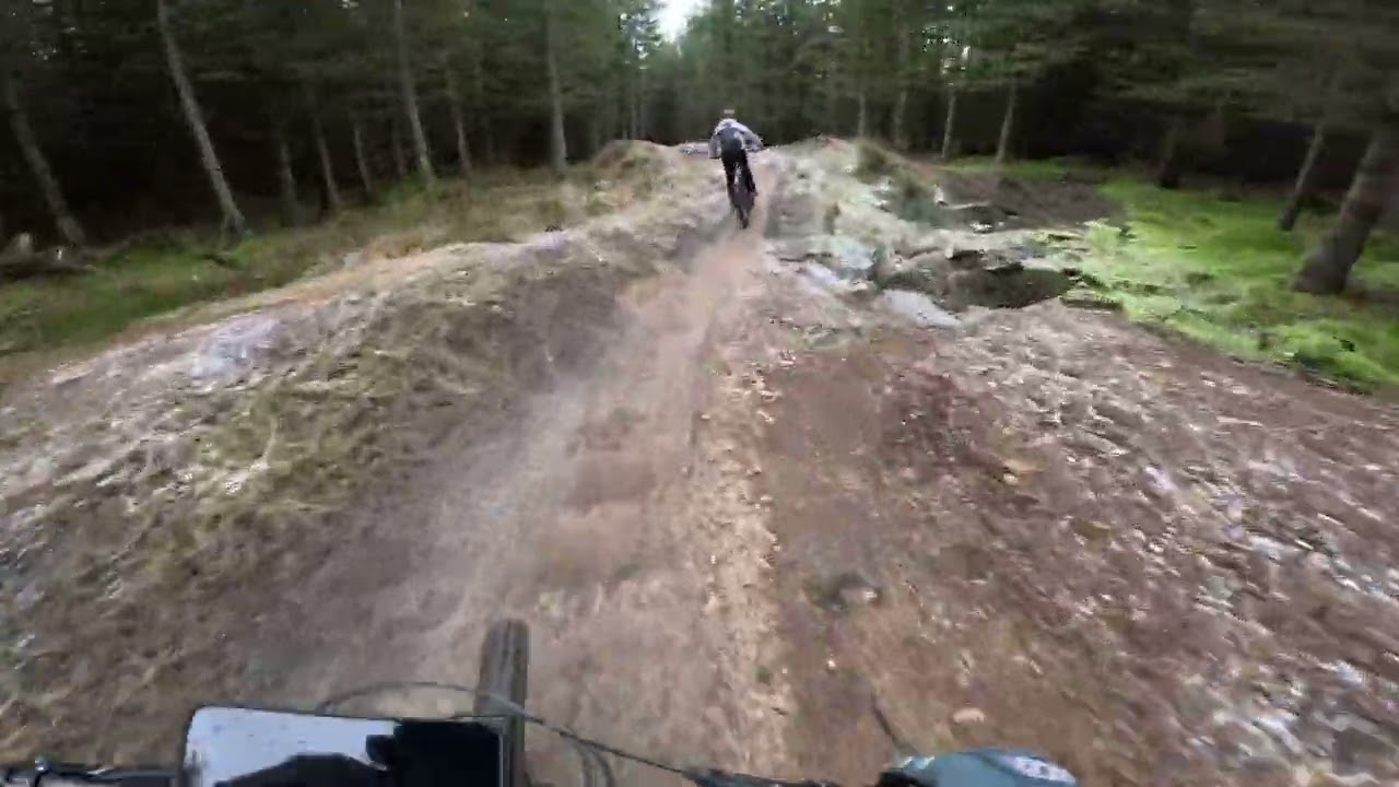 Hamsterley MTB:  Poulty's Last Blast into K Line 22 01 23