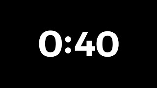40 Seconds Timer with  School Bell Sound