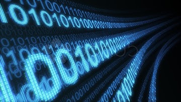 Scrolling Binary Numbers. Stock Footage
