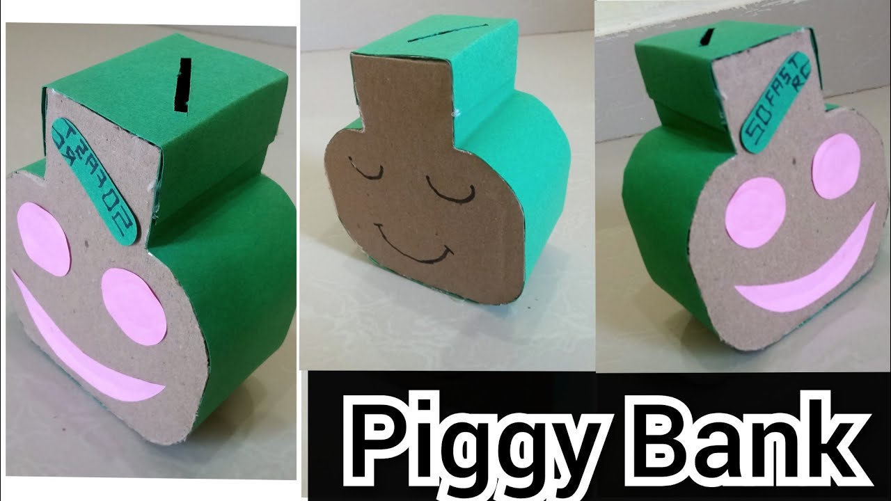 Piggy bank banane ka tarika !! कार्डबोर्ड का उपयोग so fast rc YouTube