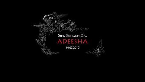 Sip & See Party of ADEESHA