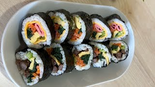 Корейский Суши Kimbap/ Sushi Ta’rifi - Turk Taomlari