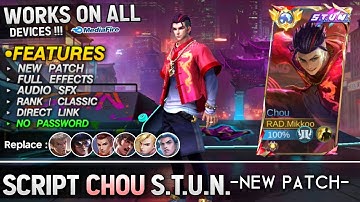 Script Skin Chou STUN No Password - Full Effects & Sound