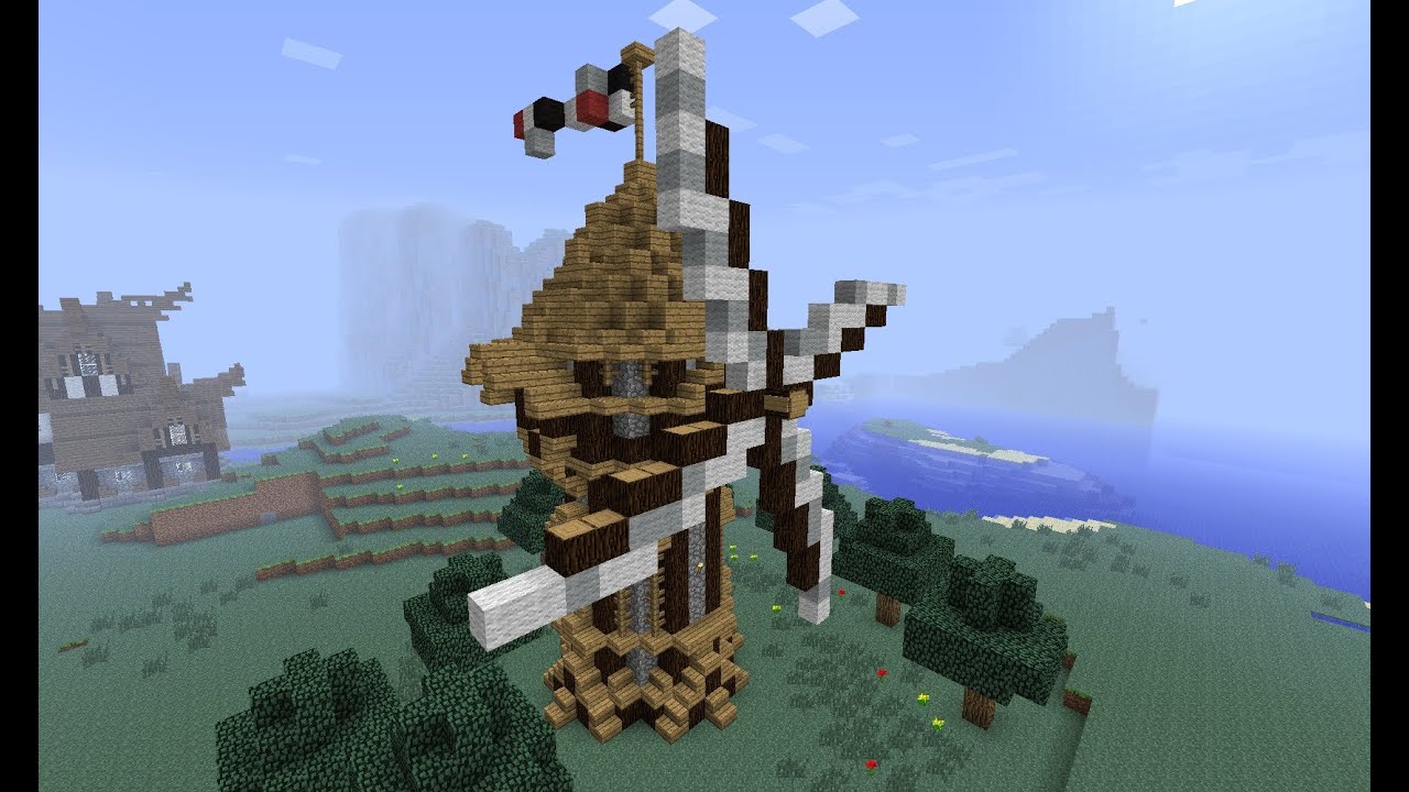 Minecraft - Windmill Tutorial - YouTube