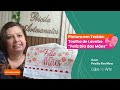 Pintura em Tecido: Toalha de Lavabo Feliz Dia das Mães com Pricila Kreitlow