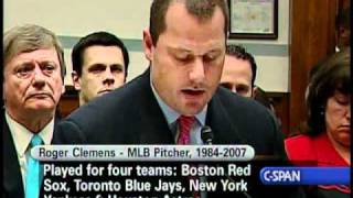 Opening Statement from Roger Clemens given before Congress in 2008