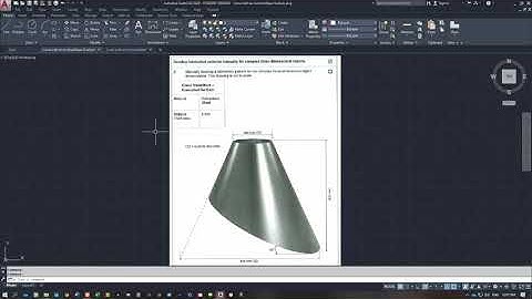 ARA / Te Pukenga: Radial Line Truncated Cone Pattern Development with an Inclined Base