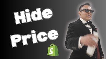How To Hide Price in Shopify 2025 Updated Tutorial
