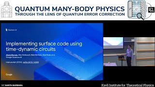Implementing the surface code using time-dynamic circuits | Alexis Morvan (Google)