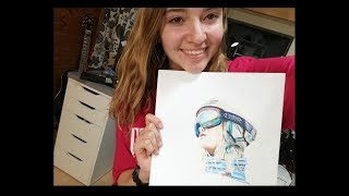 Snowboarder | Speed Drawing