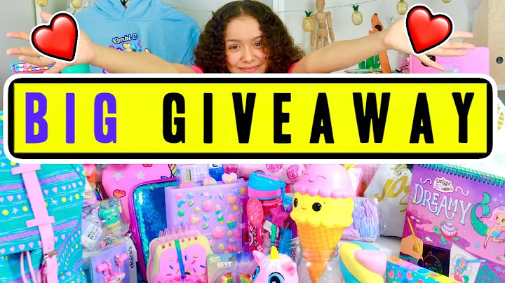 BIGGEST FIDGET TOY SCHOOL SUPPLIES GIVEAWAY EVER | Toy Unboxing